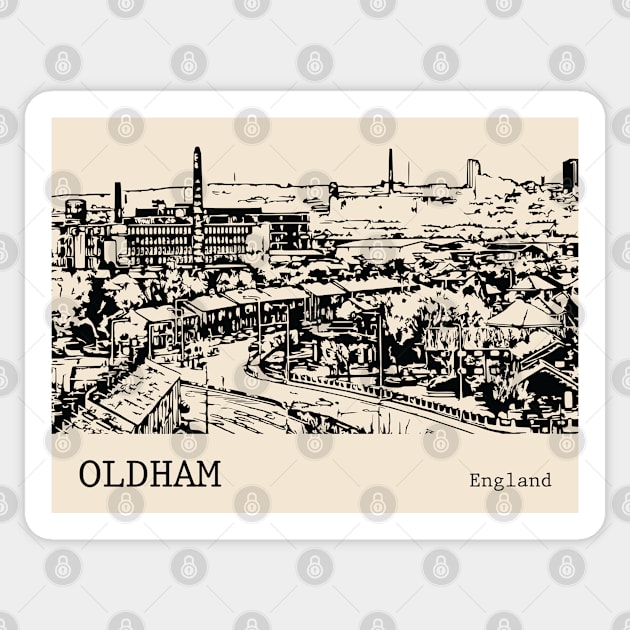 Oldham England Sticker by Lakeric